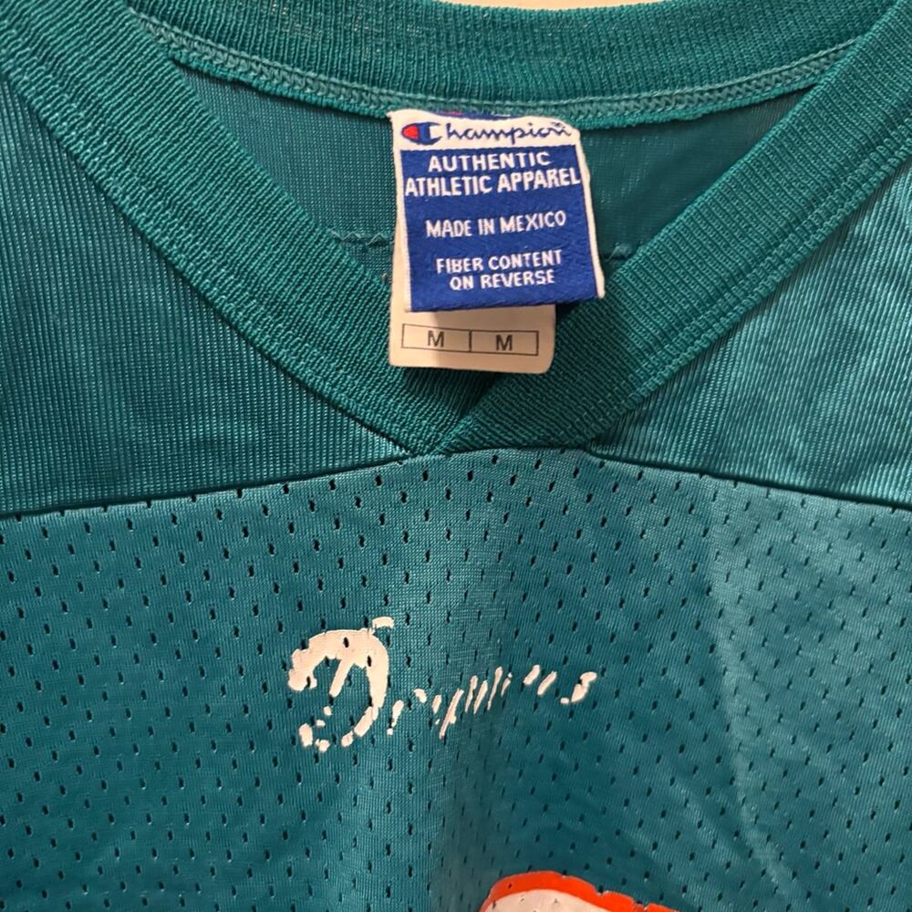 Dan Marino Miami dolphins medium champion size‎ 40 distressed - Picture 9 of 10